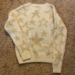 Ecoté golden stars sweater